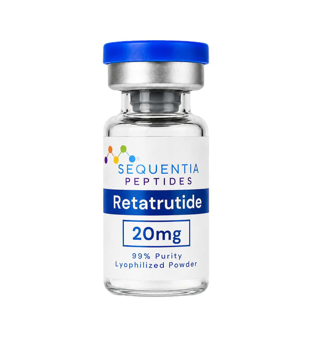 Retatrutide research peptide vial