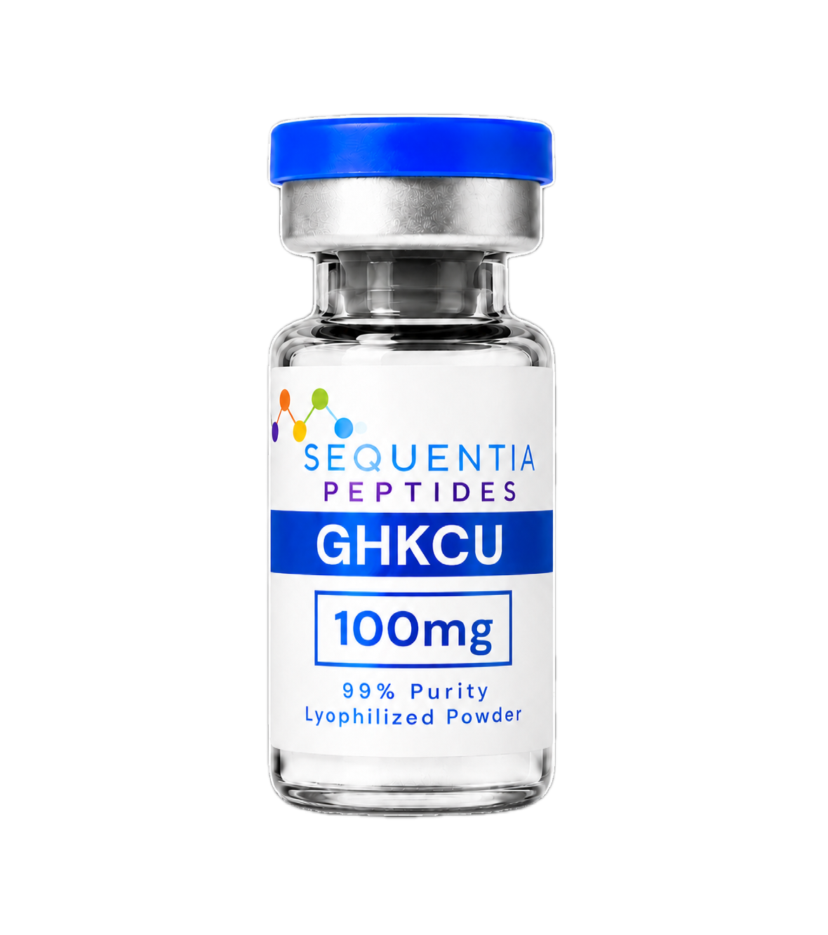 GHK-Cu research peptide vial